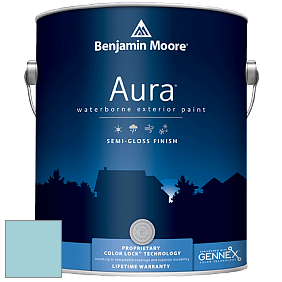 Benjamin Moore Aura 632 Waterborne Exterior Semi-Gloss Finish краска цвет 744 Indigo
