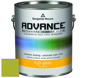 Benjamin Moore 794 Advance Interior Paint-High Gloss глянцевая алкидная эмаль цвет 2028-30 Tequila Lime