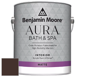 Benjamin Moore Aura 532 Bath & Spa Waterborne Interior Paint Matte Finish краска цвет RAL 8017 