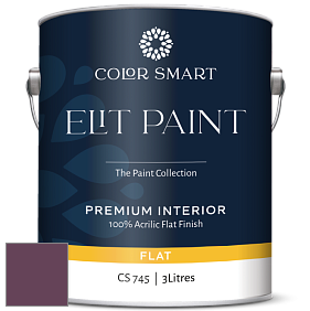 COLOR SMART CS 745 ELIT PAINT глубокоматовая моющаяся краска цвет 2074-10 Grape Juice