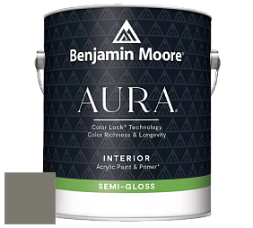 Benjamin Moore Aura 528 Waterborne Interior Semi-gloss Finish краска цвет NCS S 6005-G80Y 