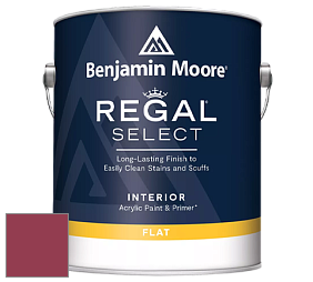 Benjamin Moore 547 Regal Select Waterborne Interior Flat Finish краска цвет RAL 4002 