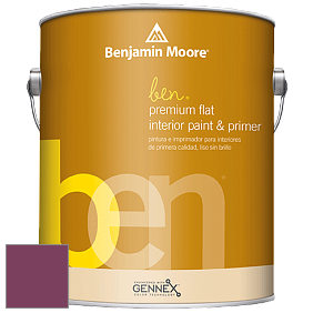 Benjamin Moore Ben W625 Premium Interior Latex Flat краска цвет NCS S 4050-R30B 