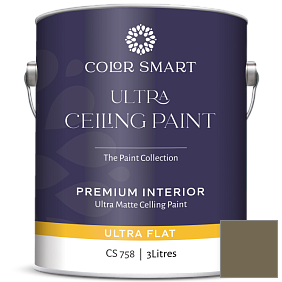 Краска COLOR SMART CS 758 ULTRA CEILING PAINT ультраматовая краска цвет 518 Sterling Forest