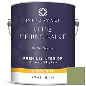Краска COLOR SMART CS 758 ULTRA CEILING PAINT ультраматовая краска цвет 545 Buckingham Gardens