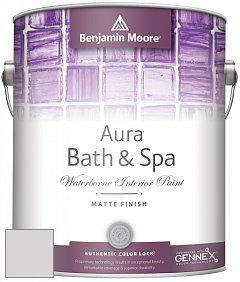 Benjamin Moore Aura 532 Bath & Spa Waterborne Interior Paint Matte Finish краска цвет 2115-60 Majestic Mauve