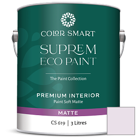 Краска COLOR SMART CS 619 SUPREM ECO PAINT матовая краска цвет 2073-70 Purple Cream