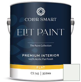 Краска COLOR SMART CS 745 ELIT PAINT глубокоматовая моющаяся краска цвет 2124-70 Distant Gray