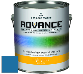 Benjamin Moore 794 Advance Interior Paint-High Gloss глянцевая алкидная эмаль цвет 2064-30 Ol' Blue Eyes