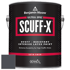 Benjamin Moore 486 Ultra Spec SCUFF-X Interior Satin Finish краска цвет 2128-20 Abyss
