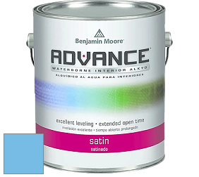 Benjamin Moore 792 Advance Interior Paint-Satin эмаль цвет 2065-50 Blue Wave