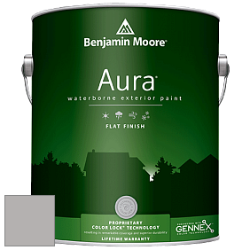 Benjamin Moore Aura 629 Waterborne Exterior Flat Finish краска цвет AF-670 