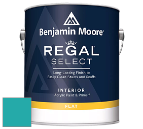 Benjamin Moore 547 Regal Select Waterborne Interior Flat Finish краска цвет NCS S 2050-B40G 