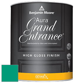 Benjamin Moore Aura 148 Grand Entrance High Gloss эмаль цвет 616 Garden View