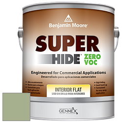 Benjamin Moore 355 Super Hide Zero Voc Interior Flat краска цвет AF-450 