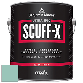 Benjamin Moore 486 Ultra Spec SCUFF-X Interior Satin Finish краска цвет 2040-50 Hazy Blue
