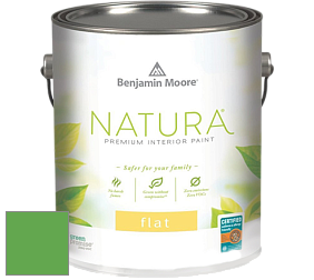Benjamin Moore 512 Natura Interior Flat Finish матовая краска цвет 2033-30 Fresh Scent Green