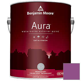 Краска Aura Waterborne Exterior Satin Finish (631) цвет 2074-30 Twilight Magenta
