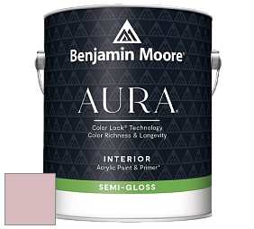 Benjamin Moore Aura 528 Waterborne Interior Semi-gloss Finish краска цвет NCS S 1515-R10B 