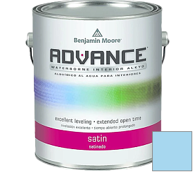 Краска Benjamin Moore 792. Advance Interior Paint-Satin эмаль цвет 2066-60 Honolulu Blue