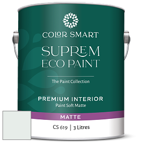 COLOR SMART CS 619 SUPREM ECO PAINT матовая краска цвет 2123-60 Sea Foam