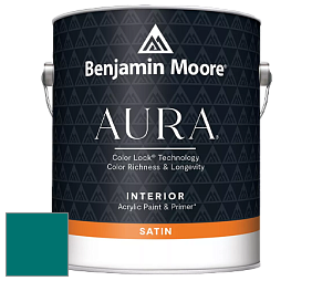 Benjamin Moore Aura 526 Waterborne Interior Satin Finish покрытие цвет NCS S 4055-B40G 