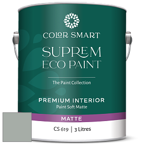 COLOR SMART CS 619 SUPREM ECO PAINT матовая краска цвет NCS S 3005-G 