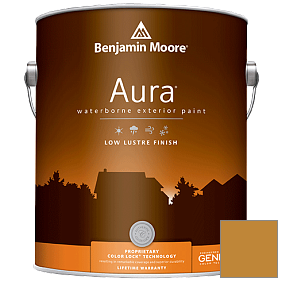 Краска Aura Waterborne Exterior Low Lustre Finish (634) цвет 2154-10 Yellow Oxide