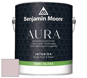 Benjamin Moore Aura 528 Waterborne Interior Semi-gloss Finish краска цвет NCS S 1510-R10B 