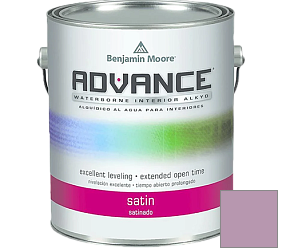 Краска Benjamin Moore 792. Advance Interior Paint-Satin эмаль цвет 1377 Caribbean Sunset