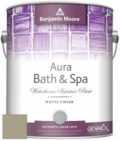 Benjamin Moore Aura 532 Bath & Spa Waterborne Interior Paint Matte Finish краска цвет AF-395 