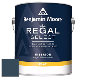 Benjamin Moore 547 Regal Select Waterborne Interior Flat Finish краска цвет NCS S 7020-R90B 