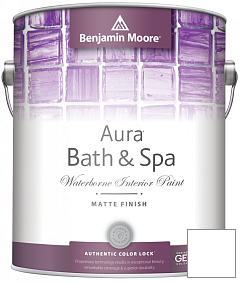 Краска Benjamin Moore Aura Bath & Spa Interior Paint Matte Finish (532) цвет 2010-70 Frosty Pink