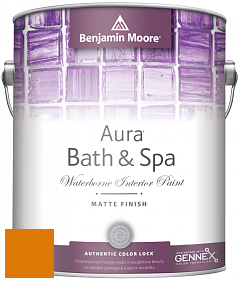Benjamin Moore Aura 532 Bath & Spa Waterborne Interior Paint Matte Finish краска цвет RAL 2000 