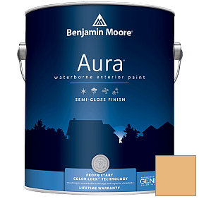 Краска Aura Waterborne Exterior Semi-Gloss Finish (632) цвет 2159-40 Amber Waves
