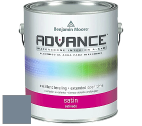 Benjamin Moore 792 Advance Interior Paint-Satin эмаль цвет 1629 Bachelor Blue