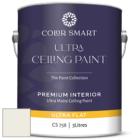 COLOR SMART CS 758 ULTRA CEILING PAINT ультраматовая краска цвет OC-45 Swiss Coffee