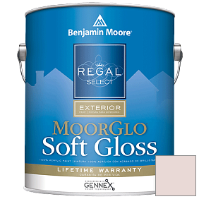 Краска Regal Select Exterior Paint-Moor GloSoft Gloss Finish (W096) цвет 2104-70 Strawberry Yogurt