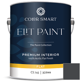 Краска COLOR SMART CS 745 ELIT PAINT глубокоматовая моющаяся краска цвет 2119-20 Black Berry