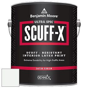 Benjamin Moore 486 Ultra Spec SCUFF-X Interior Satin Finish краска цвет OC-68 Distant Gray