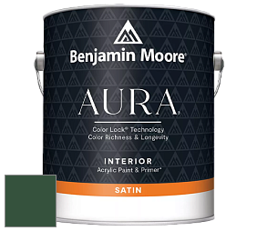Benjamin Moore Aura 526 Waterborne Interior Satin Finish покрытие цвет NCS S 6530-G10Y 