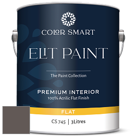 COLOR SMART CS 745 ELIT PAINT глубокоматовая моющаяся краска цвет 2112-30 Stone Brown