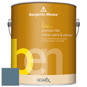 Benjamin Moore Ben W625 Premium Interior Latex Flat краска цвет NCS S 5020-B 