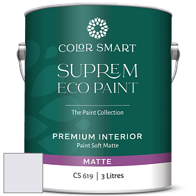 COLOR SMART CS 619 SUPREM ECO PAINT матовая краска цвет 2069-70 Polar White