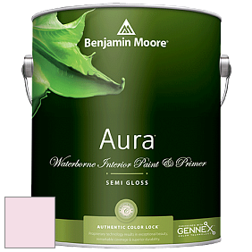 Benjamin Moore Aura 528 Waterborne Interior Semi-gloss Finish краска цвет 2086-70 50's Pink