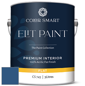 COLOR SMART CS 745 ELIT PAINT глубокоматовая моющаяся краска цвет 2064-20 Patriot Blue