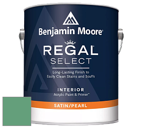 Benjamin Moore 550 Regal Select Waterborne Interior Pearl Finish краска цвет 587 Scotch Plains Green