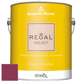 Benjamin Moore 547 Regal Select Waterborne Interior Flat Finish краска цвет 2077-10 Magenta