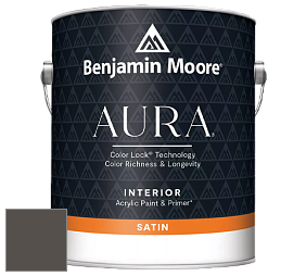 Benjamin Moore Aura 526 Waterborne Interior Satin Finish покрытие цвет 2134-20 Midsummer Night