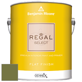 Benjamin Moore 547 Regal Select Waterborne Interior Flat Finish краска цвет 2145-10 Avocado